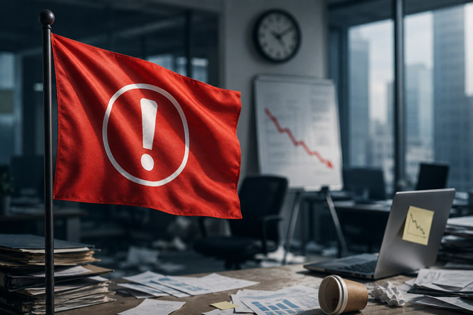 red flags that a company is poorly managed